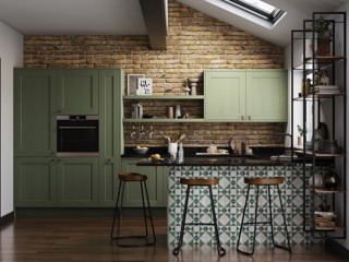 Belsay Kitchens Regents Green kitchen