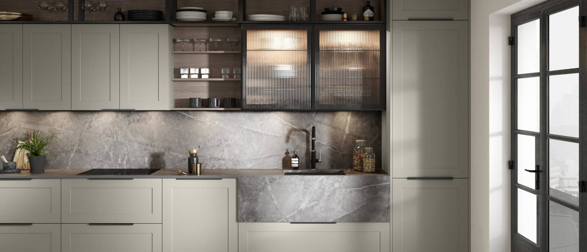 Feature Glazed Kitchens