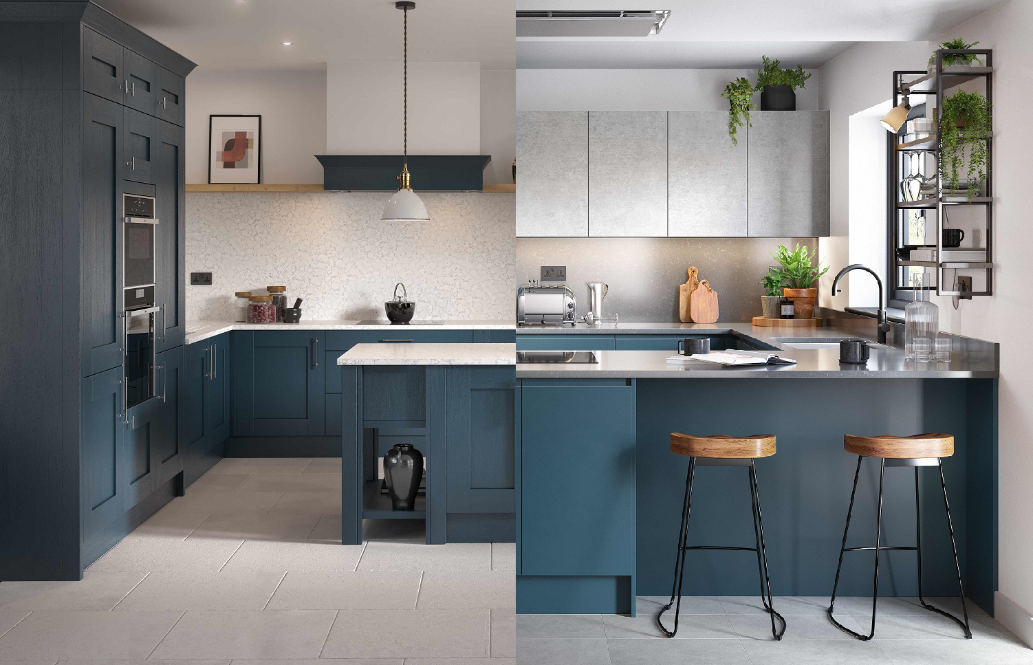 Dark Blue Kitchen Ideas Modern vs Classic Design Second Nature