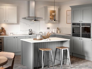 Milbourne Kitchens Dust Grey & Dove Grey kitchen