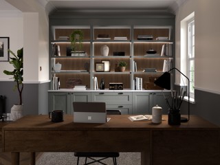 Mornington Beaded Home-Office Dust Grey kitchen