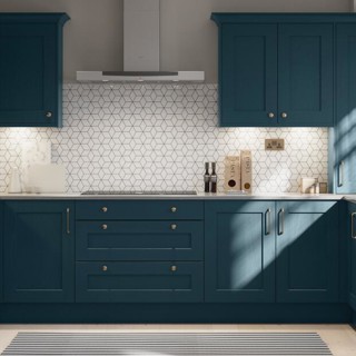 Mornington Shaker Hartforth Blue kitchen