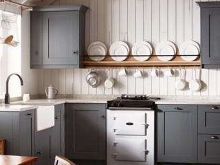 Mornington Shaker Kitchens Slate & Partridge Grey kitchen