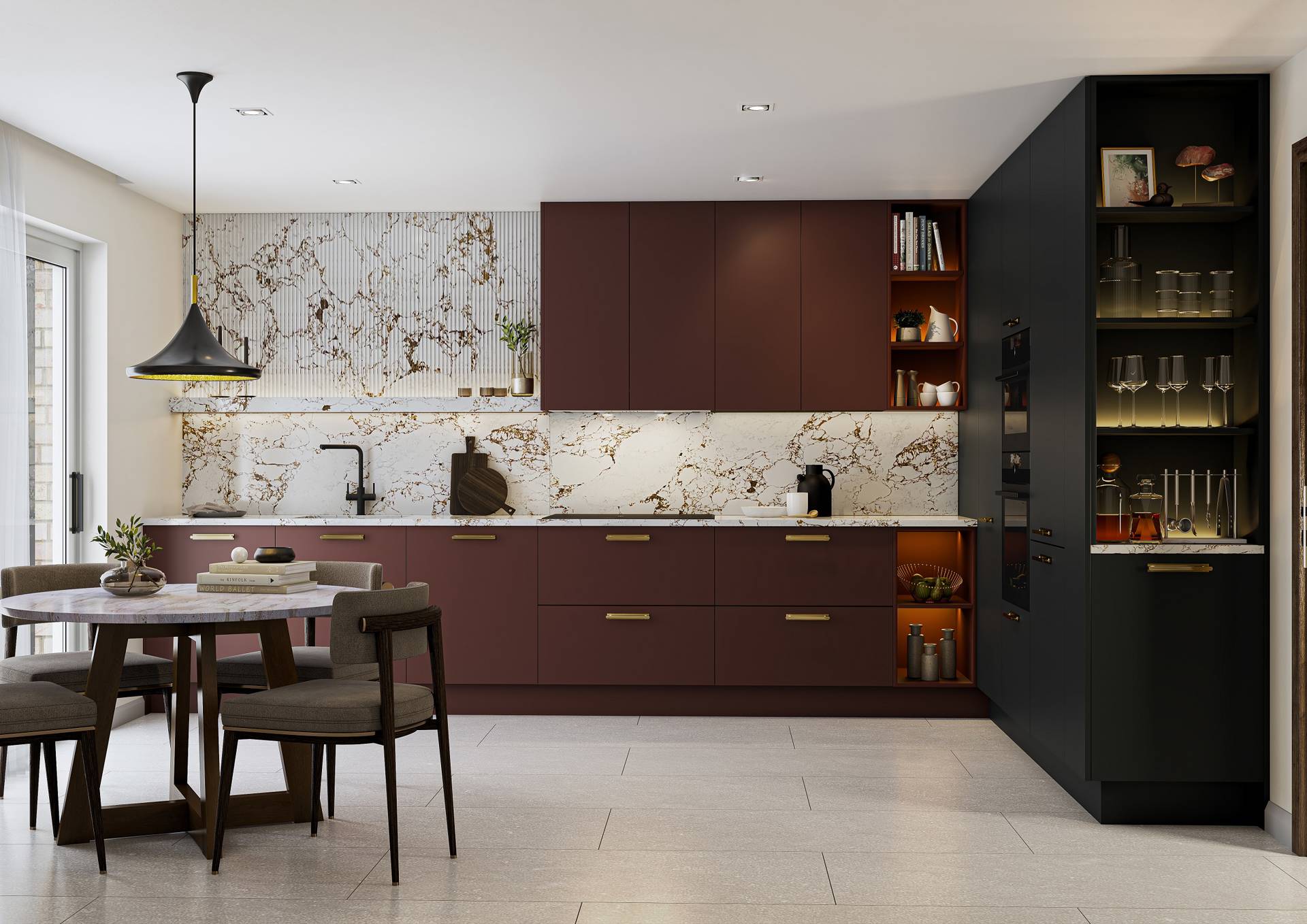 Onyx Nero and Bordeaux